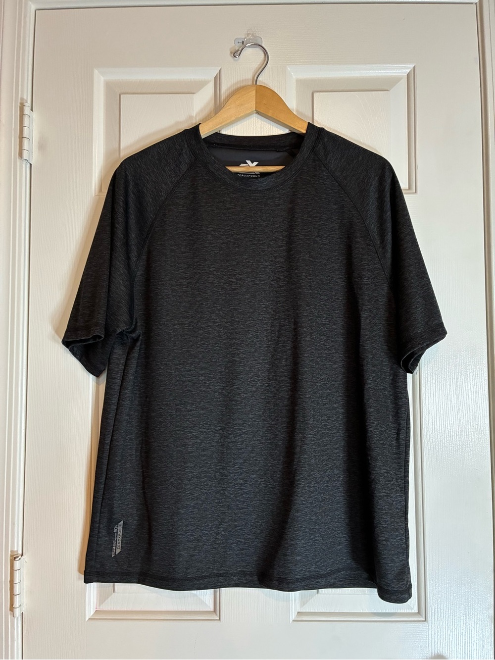 ZeroXposur Men's Short-Sleeve Crew Tee - Charcoal Black